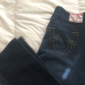 True religion dark wash jeans
