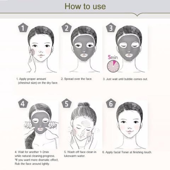 Carbonated bubble clay mask BRAND NEW NEVER OPENED - Picture 3 of 4