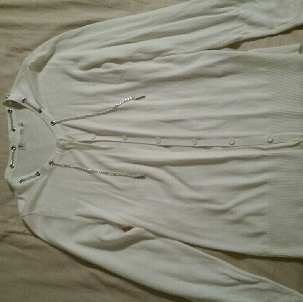 White Cardigan