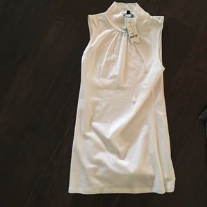 Express mock turtleneck tank top size xs nwt