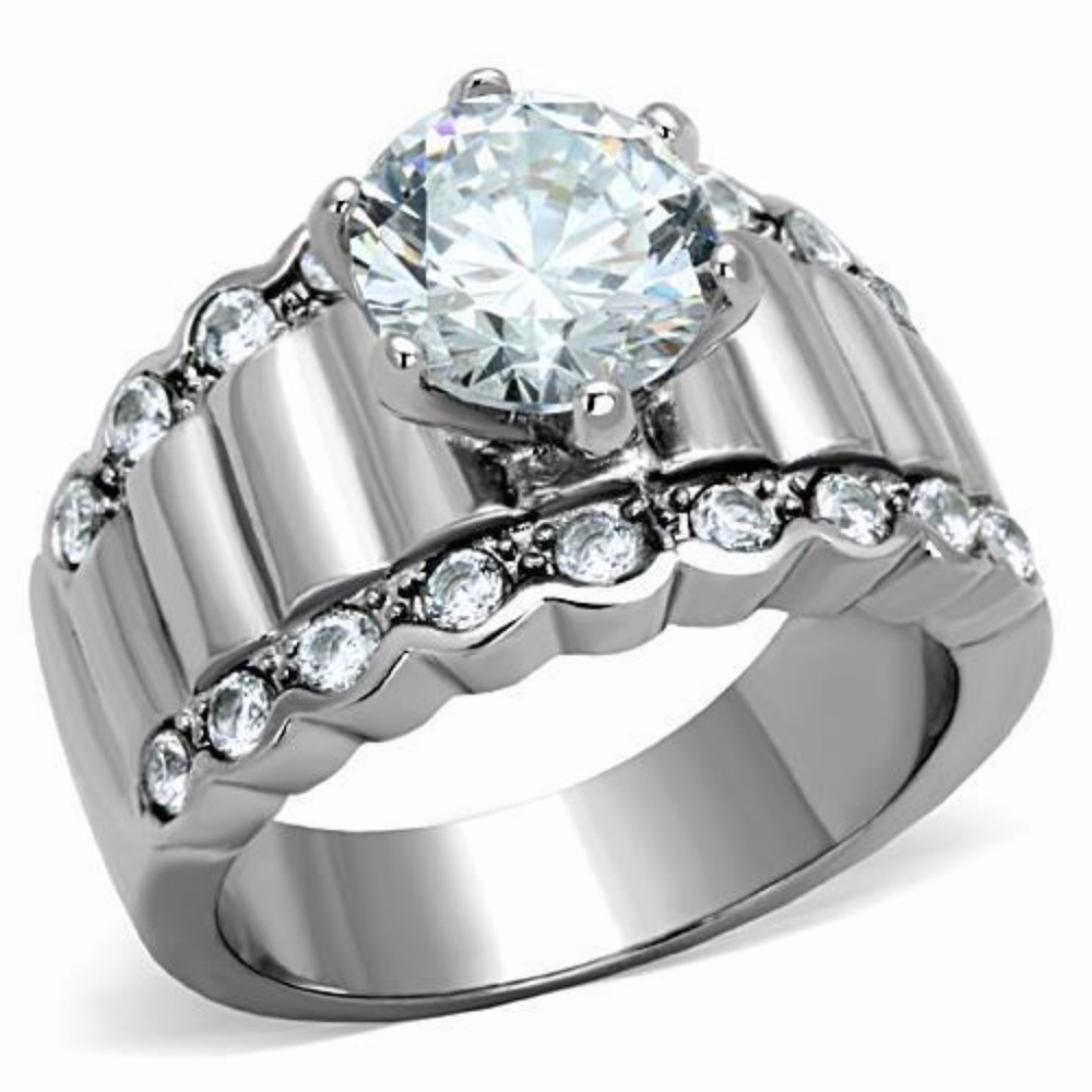2.68Ct Brilliant Cut Cz Engagement Promise Ring
