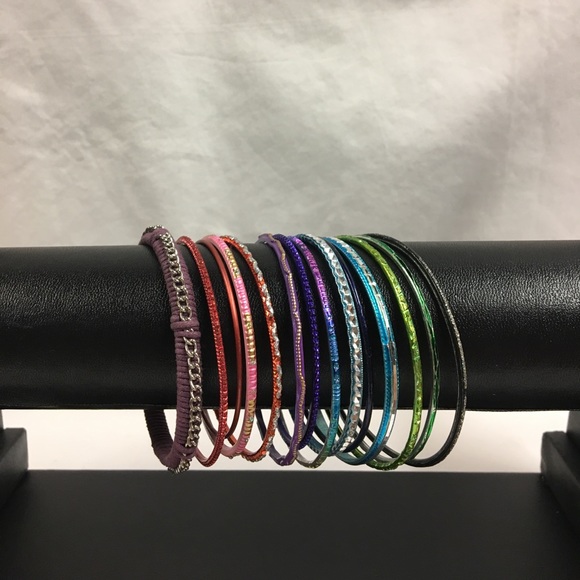 Set of Colorful Bangles - Picture 1 of 2