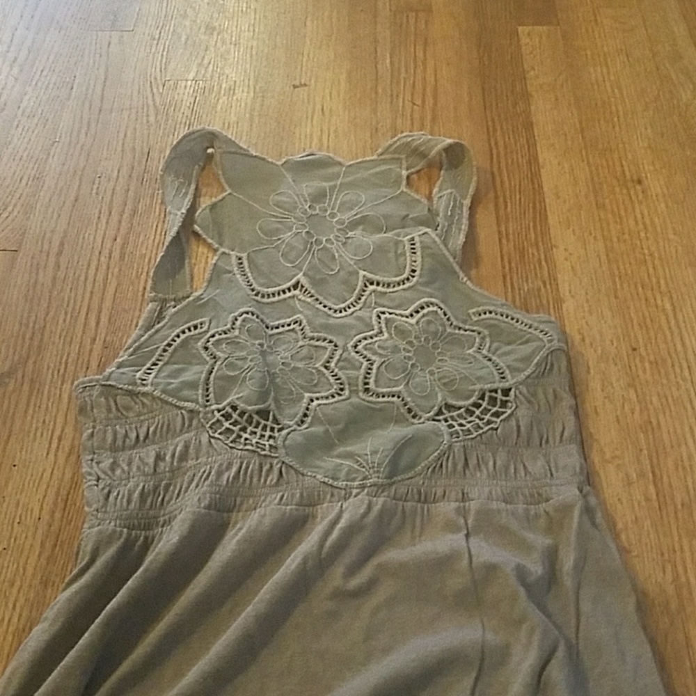 Green cover up dress - Picture 4 of 8