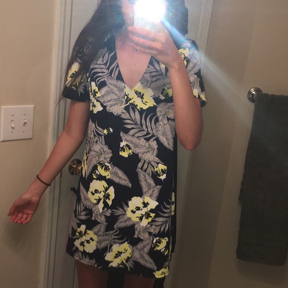 Floral print dress
