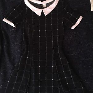Black and white school girl dress