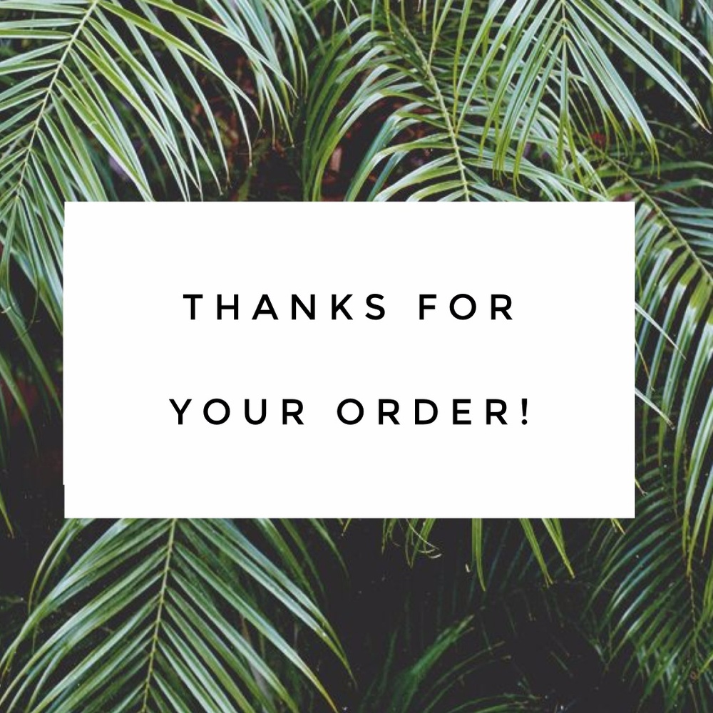 Thanks For Your Order!
