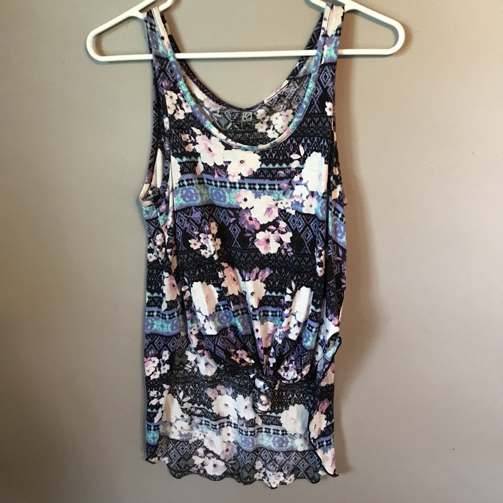 Floral tank top from pacsun