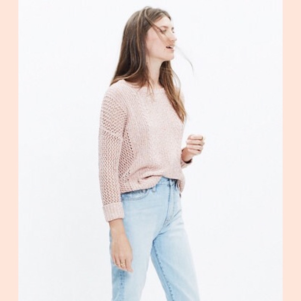 Madewell plaza pullover sweater