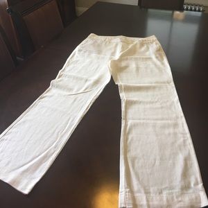 Old Navy Cream Linen Pants