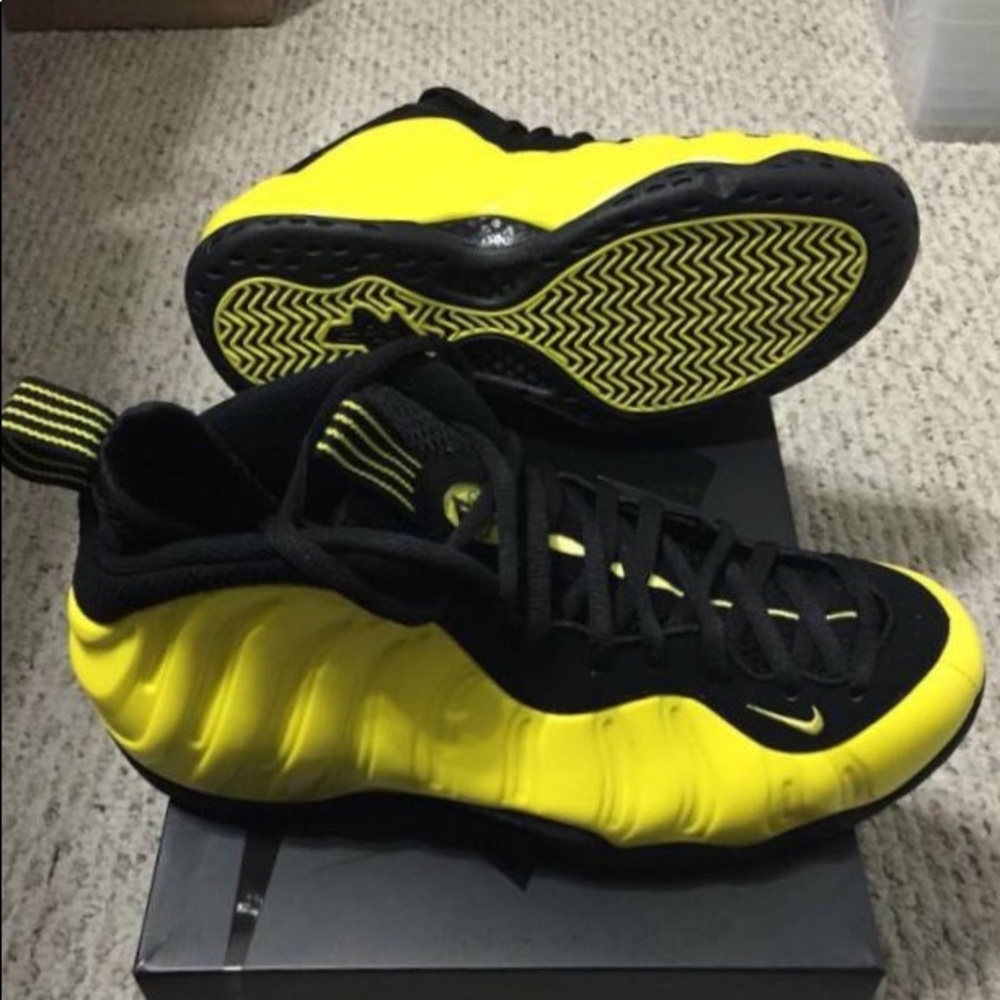 Yellow and black foams