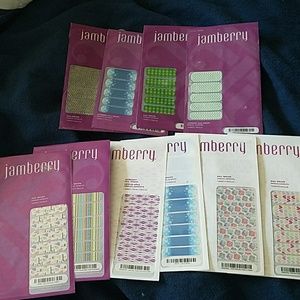 Lot of Jamberry patterned nails