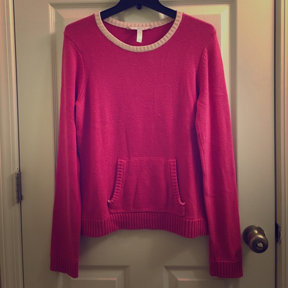 Gap Body Crewneck pouch Sweater pink medium