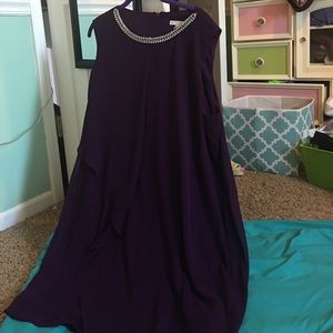 Stunning plus size purple dress!