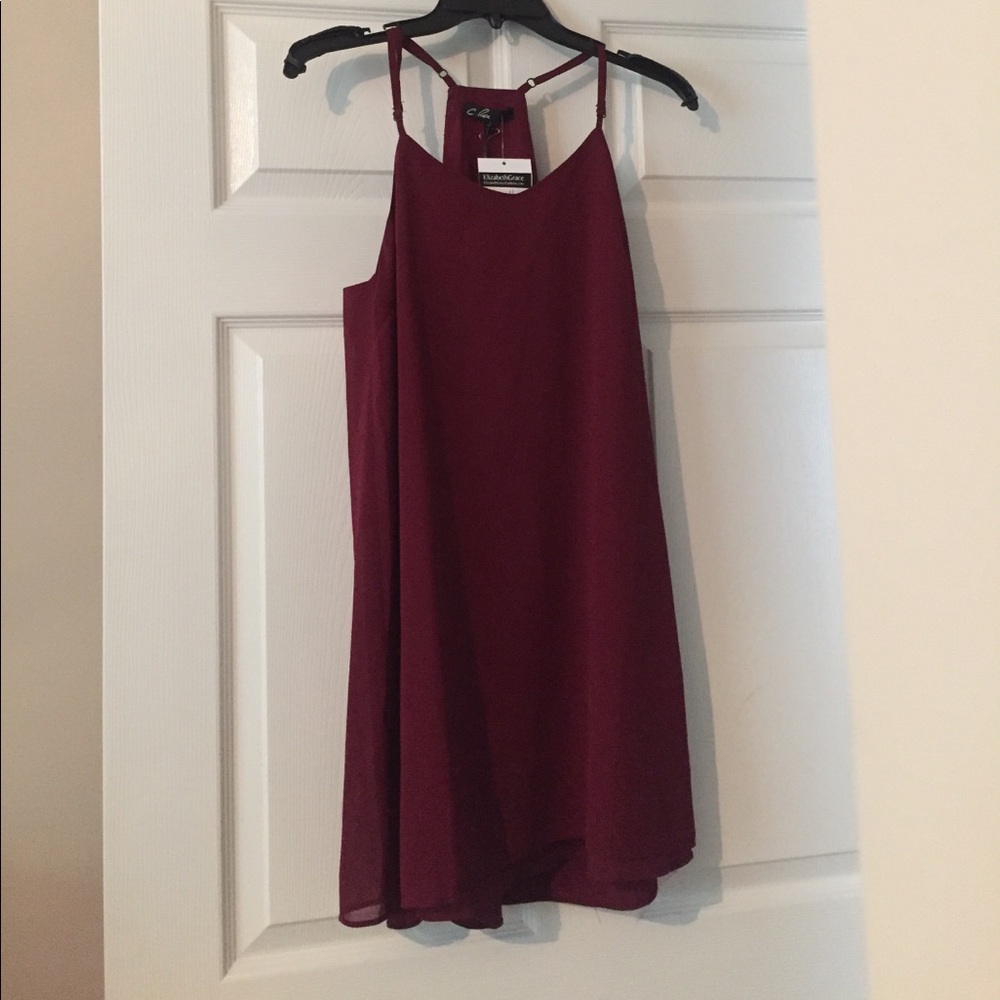Crimson dress