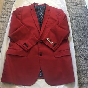 Red express blazer