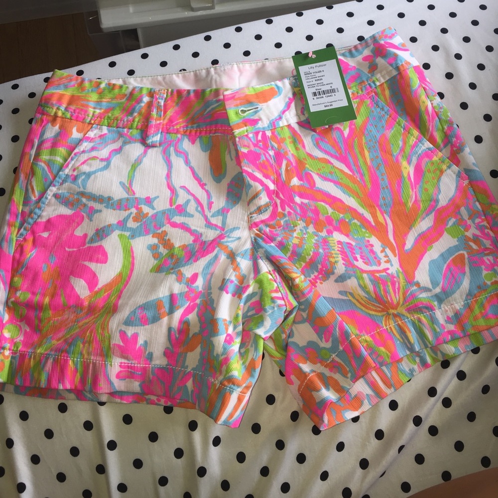 NWT Lilly Pulitzer Callahan Shorts