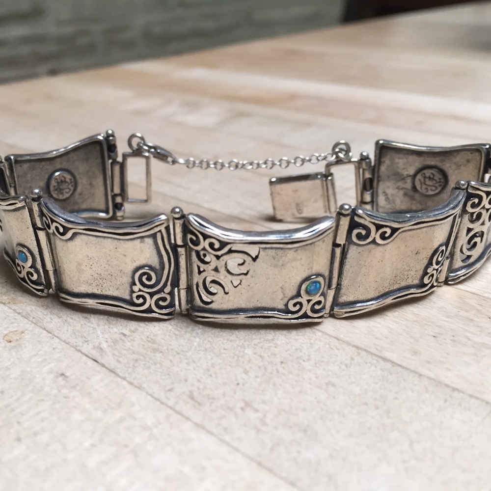 Designer fantasy sterling bracelet
