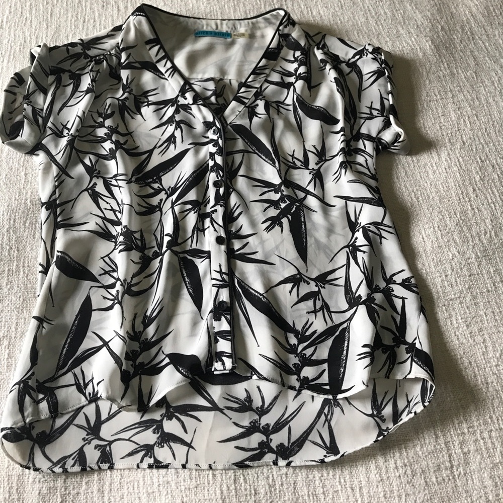 Alice and Olivia silk blouse