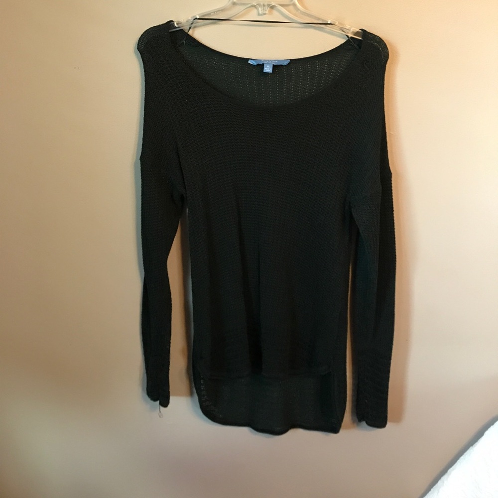 Vera wang dark green sweater