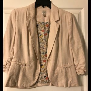 Lauren Conrad cream blazer