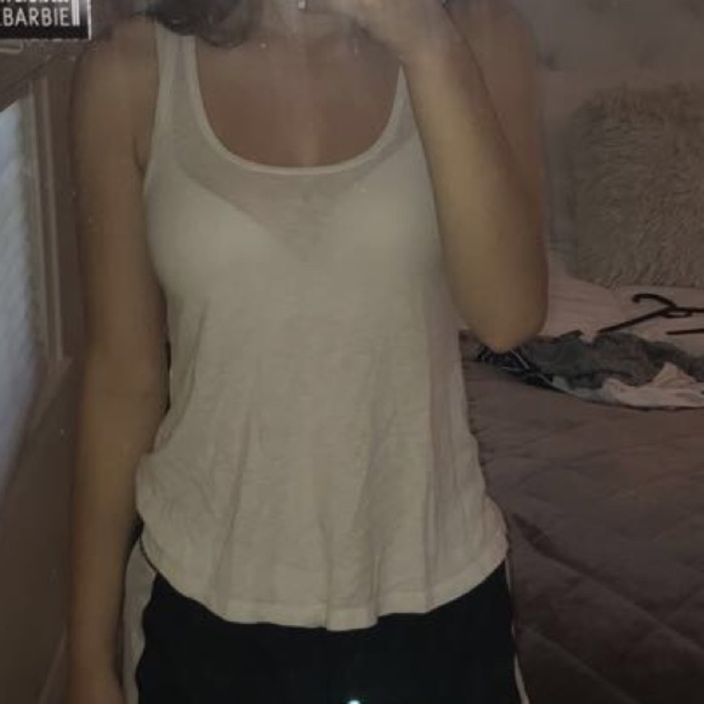 White tank top