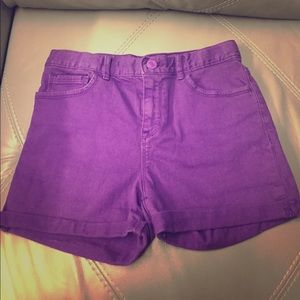 Girls gap 1969 purple classic shorts 14