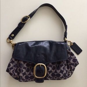 Dark Blue Coach Purse