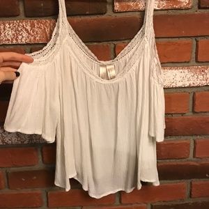 White Off the Shoulder Top