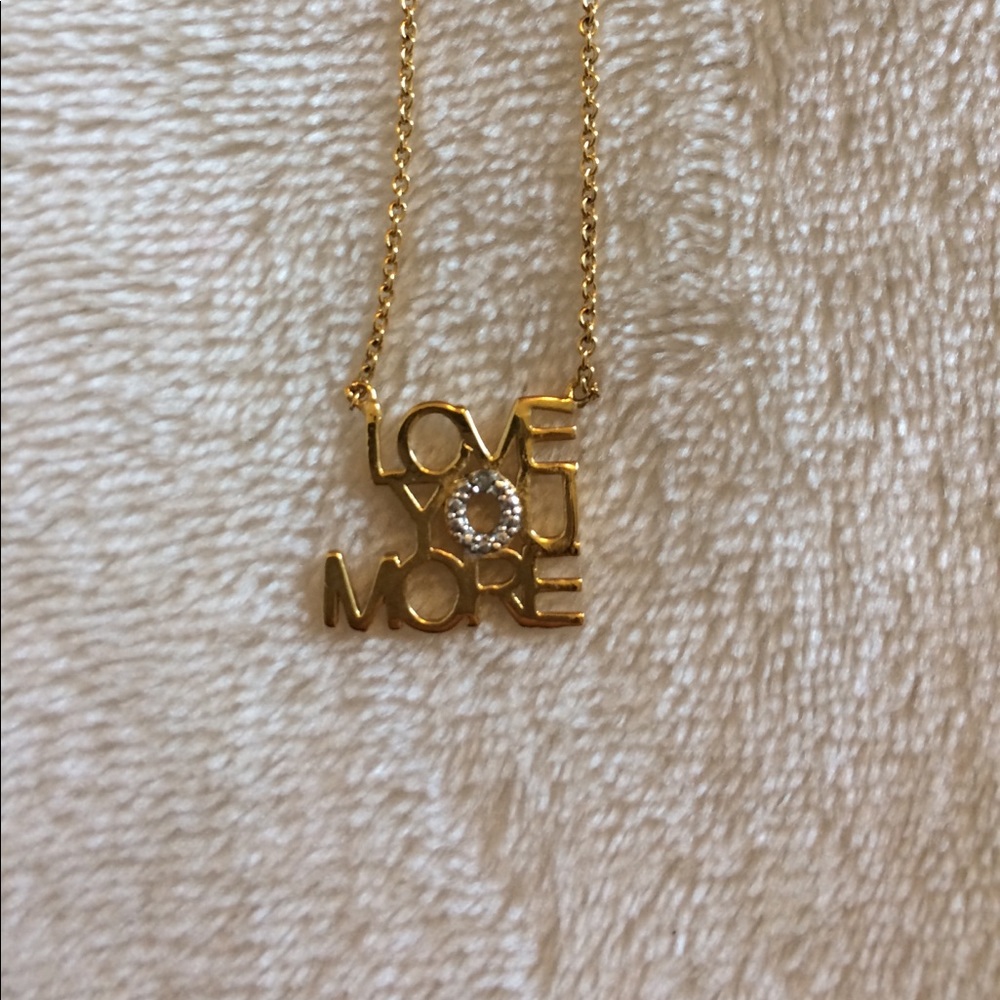 "love you more" dolce giavonna necklace