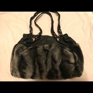 b. makowsky Faux Fur Tote