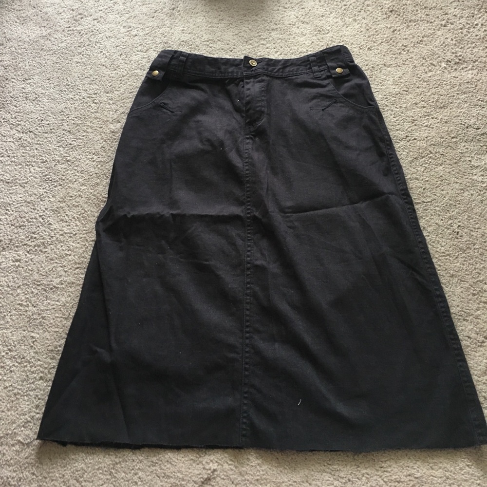 Dark denim Christopher & Banks skirt