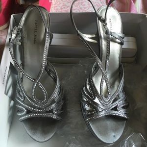 Silver heels