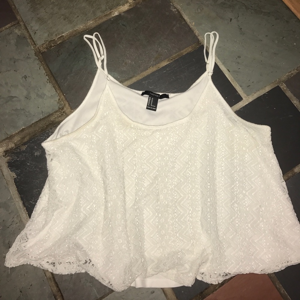 Patterned Crop Top