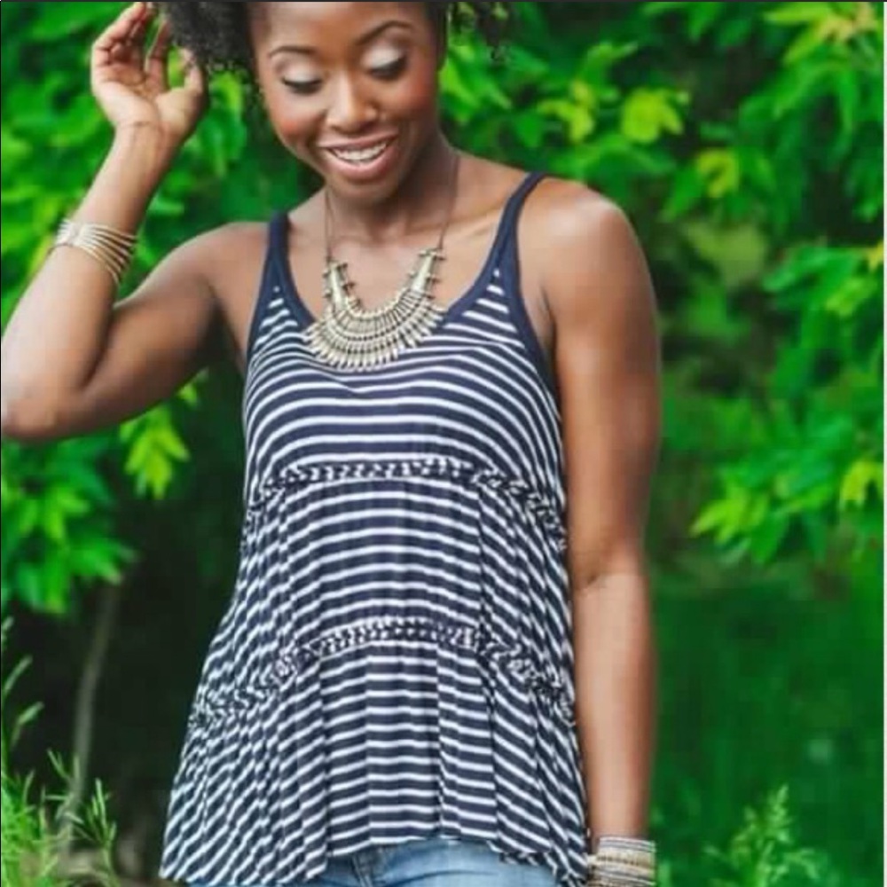 Free people striped tank