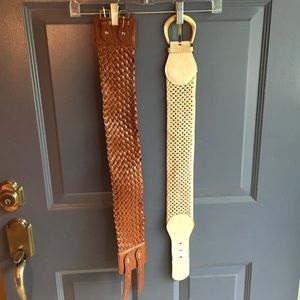 TWO wide high-waisted belts!