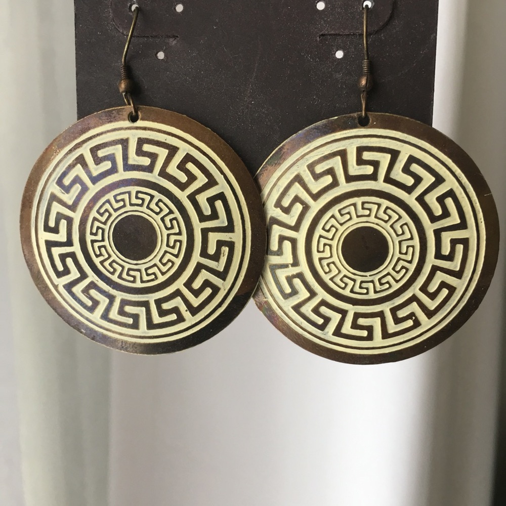 The Limited Boho Festival Brass Tribal Earrings