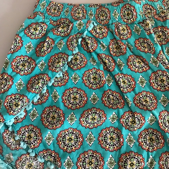 LF aqua-green fabric shorts - Picture 2 of 3