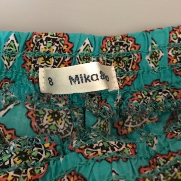 LF aqua-green fabric shorts - Picture 3 of 3