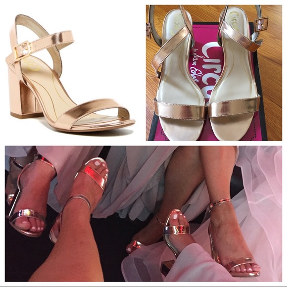 sam edelman rose gold sandals