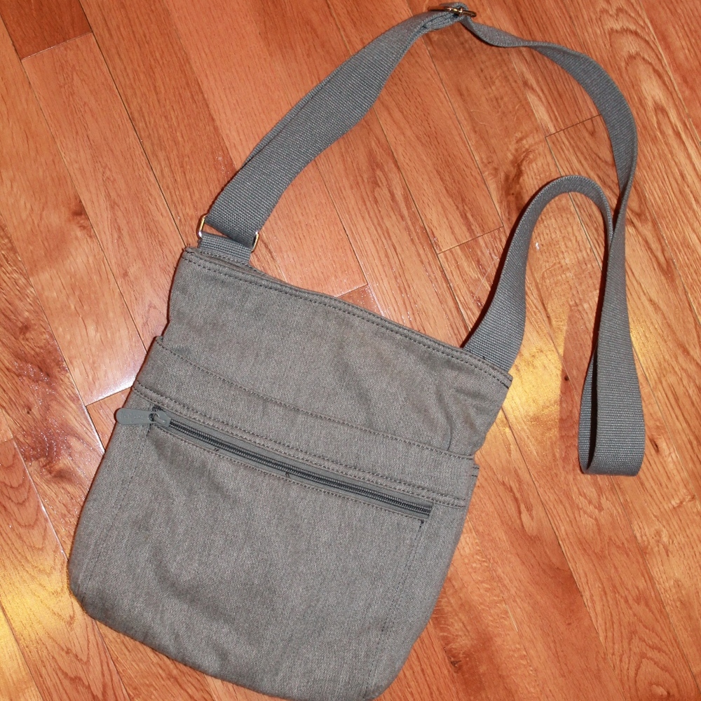 Thirty One Grey Crossbody Purse