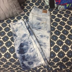 Tie dye wash jeans