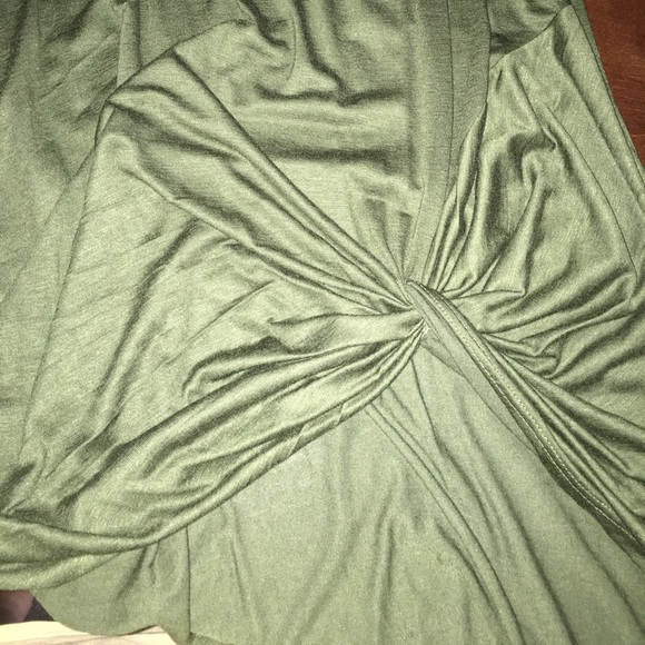Side Knot Top • Olive Green - Picture 3 of 5