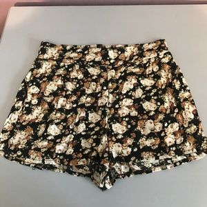 PACSUN flowy floral shorts with pockets
