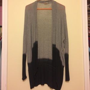 Dip dye cardigan