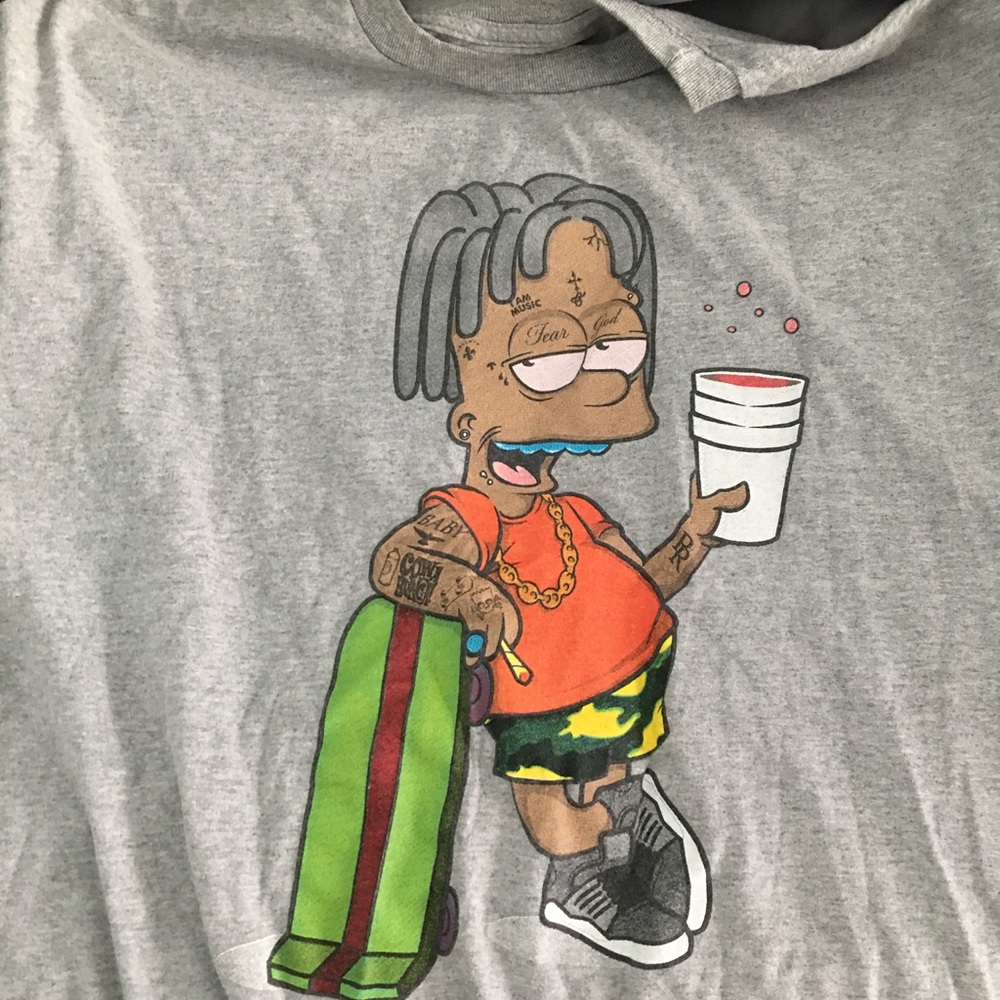 Black Simpson t shirt size xl