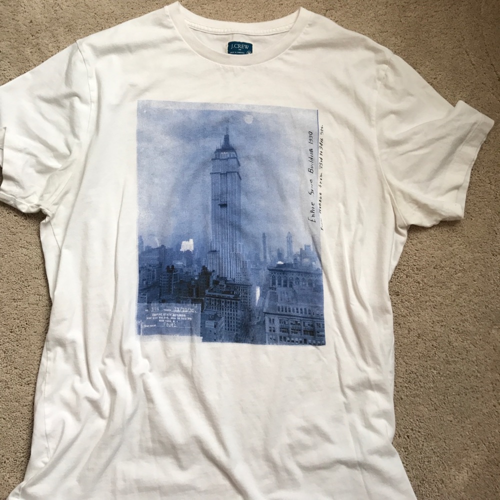 Jcrew graphic tee medium