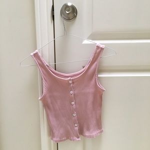 Button Up Tank Top