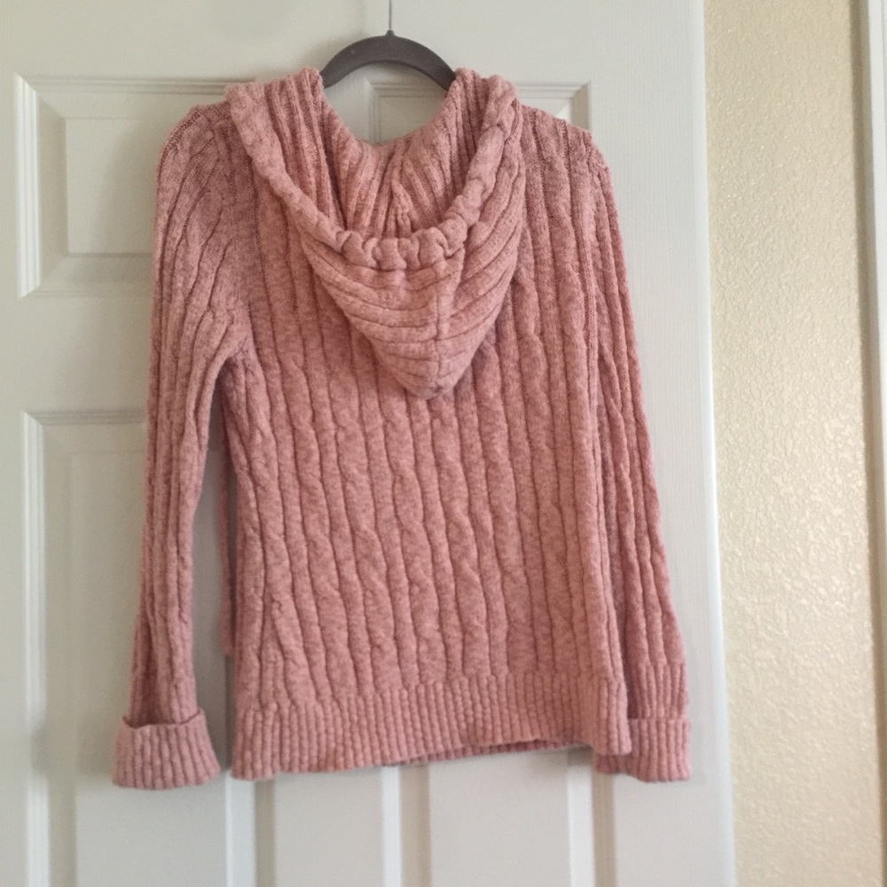 Cute pink hoodie sweater