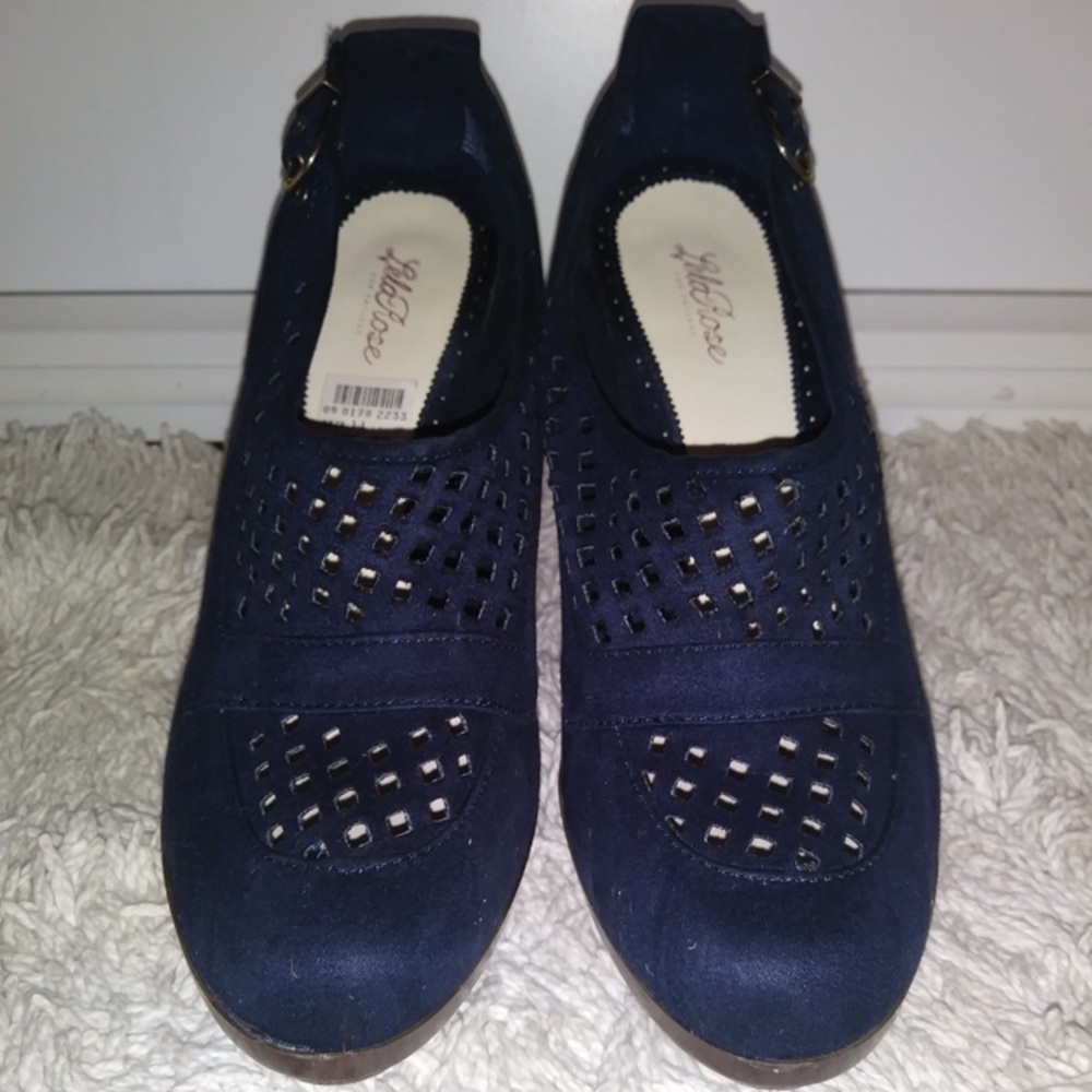 Lela Rose for Payless Navy Blue Shooties