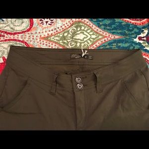 Prana Zion Halle dark olive shorts size 6